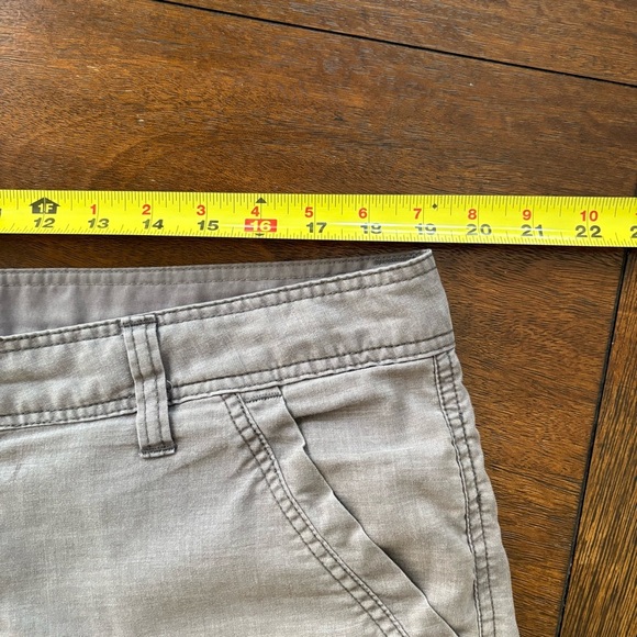 PrAna Furrow Shorts Men's 36x8*(38x7.5) Brown Chino Hemp Blend Outdoor Hiking - Picture 11 of 13